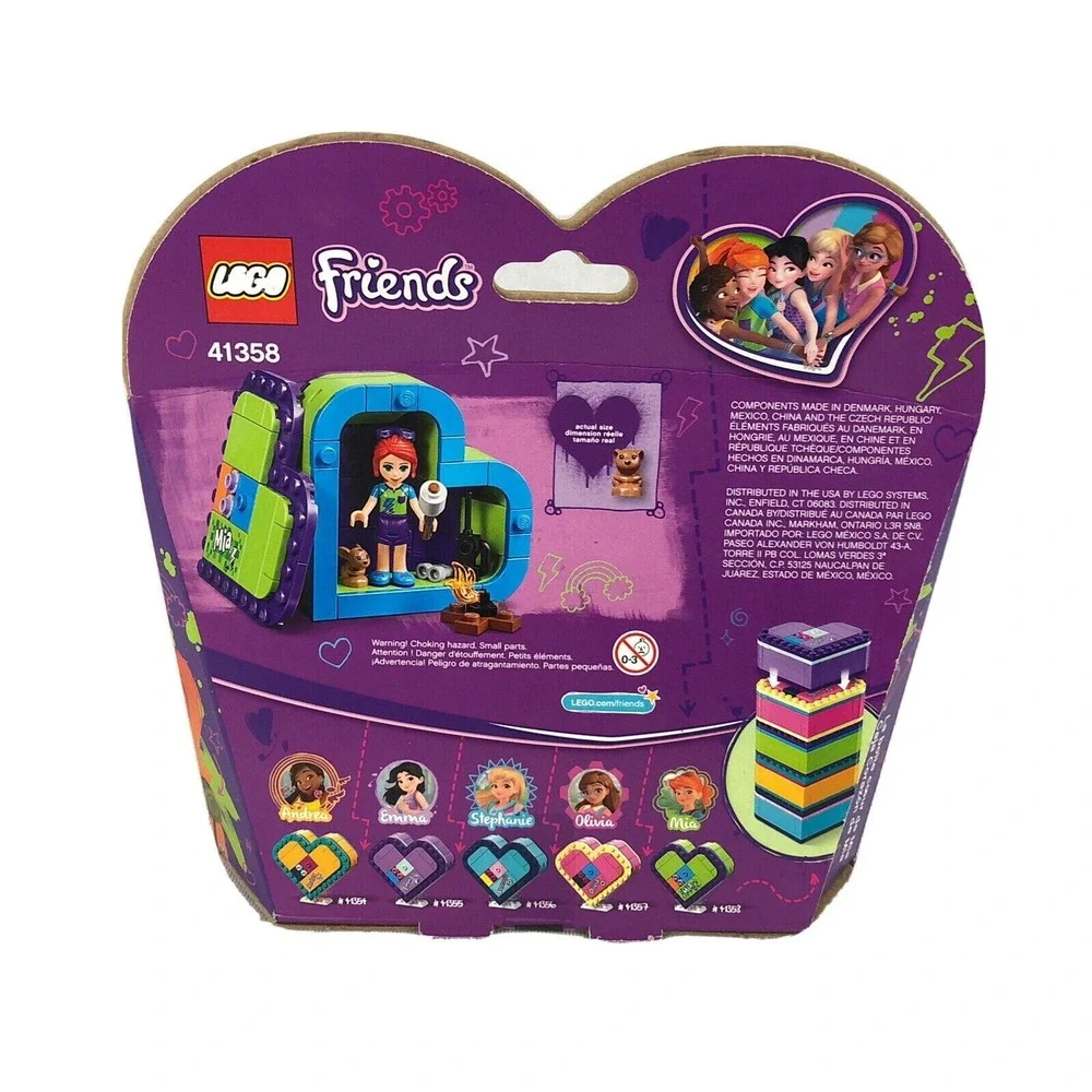 Lego Friends 41358‎ Mia's Heart Box New Sealed 84 Pieces Building Set Ages 6+
